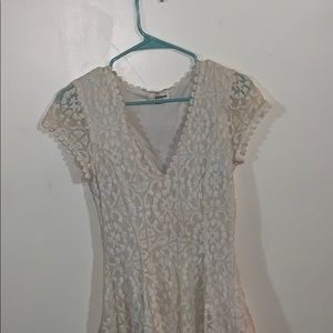 White lace Dress